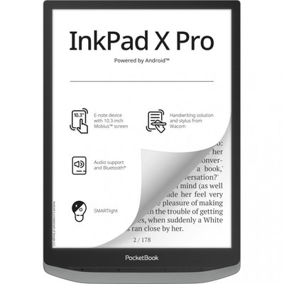 Електронна книга PocketBook InkPad X Pro Mist Grey (PB1040D-M-WW) 861608 фото