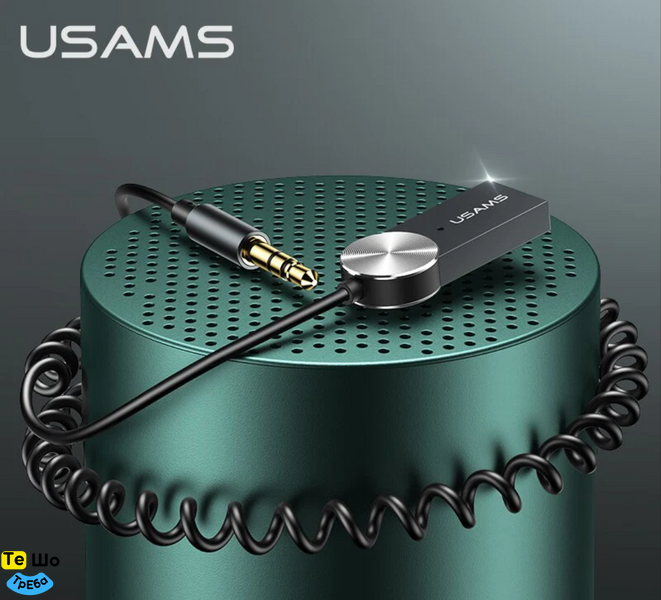 Bluetooth ресивер USAMS Car Wireless Audio Receiver Tarnish (SJ464JSQ01) SJ464JSQ01 фото