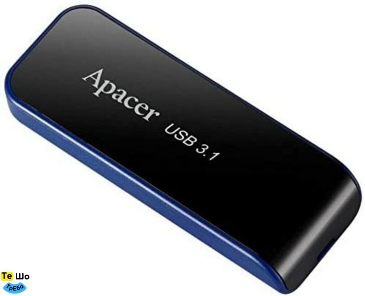 Флеш память Apacer USB 3.1 AH356 64GB Black (AP64GAH356B-1) AP64GAH356B-1 фото