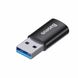Адаптер Baseus Ingenuity Series Mini OTG Adaptor USB 3.1 to Type-CBlack ZJJQ000101 фото 1