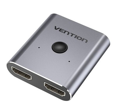 Адаптер Vention 2-Port HDMI Bi-Direction Switcher Silver (AFUH0) AFUH0 фото