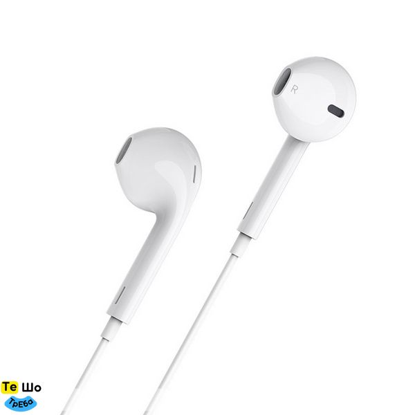 Наушники BOROFONE BM27 Amazing sound Type-C earphones with mic White BM27W фото