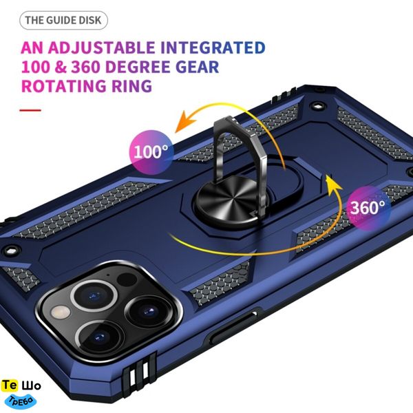 Чохол для смартфона Cosmic Robot Ring for Apple iPhone 14 Pro Blue (Roboti14PBlue) Roboti14PBlue фото