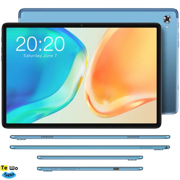 Планшет Teclast M40 Plus 8/128GB Wi-Fi Aqua Blue 6940709685235 фото