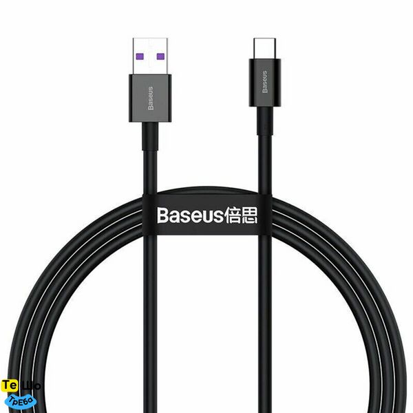 Кабель Baseus Superior Series USB to Type-C 66W 2m Black CATYS-A01 фото
