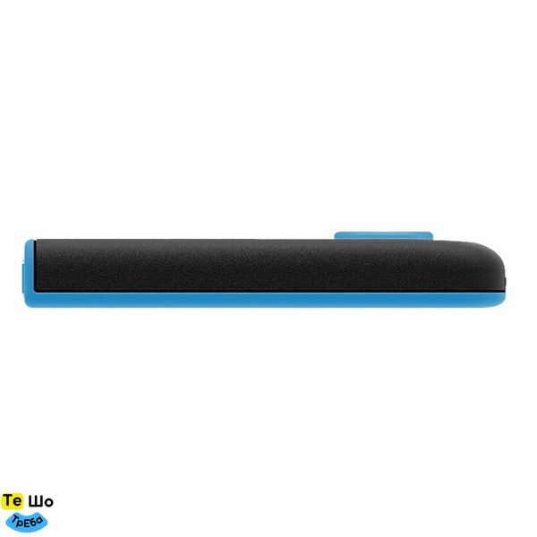 Флеш пам'ять A-DATA USB 3.2 UV 128 64Gb Black/Blue (AUV128-64G-RBE) AUV128-64G-RBE фото