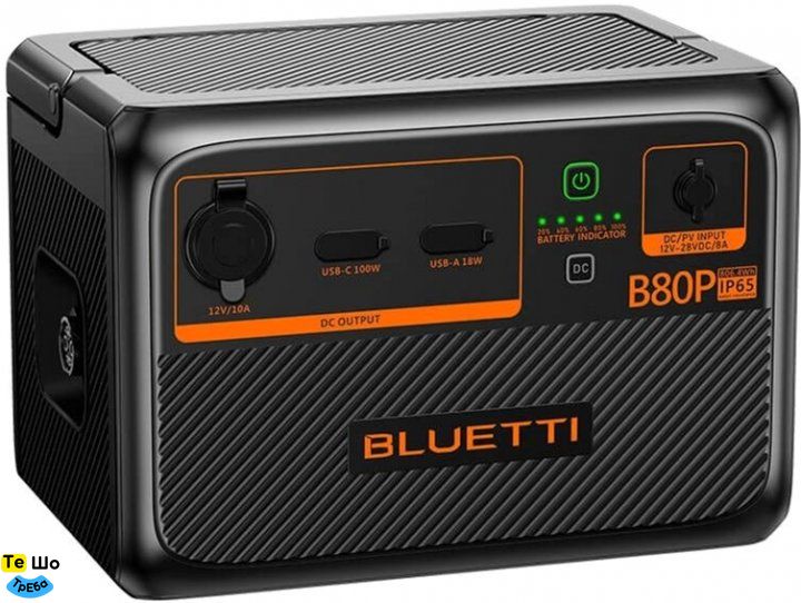 Додаткова батарея для зарядної станції BLUETTI B80 Expansion Battery 806Wh B80P фото