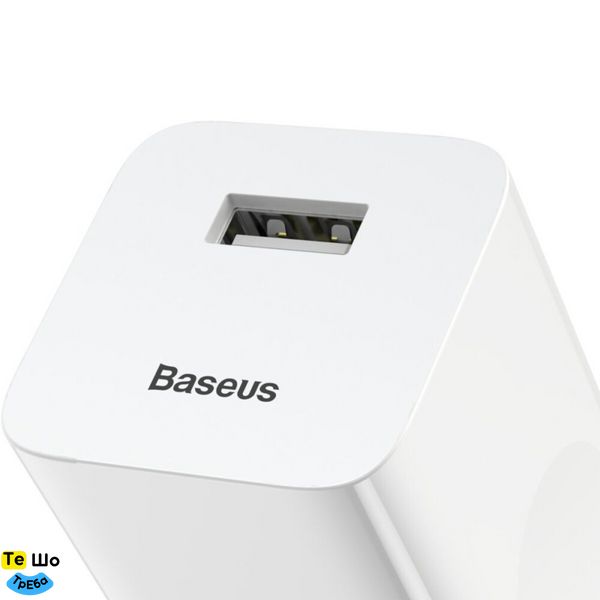 Зарядное устройство Baseus Home Charger 1USB QC3.0 12V/2A White (CCALL-BX02) CCALL-BX02 фото