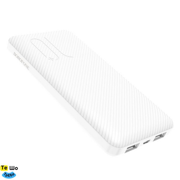 Внешний аккумулятор BOROFONE BT28 Beneficial, mobile power bank, 10000mAh 2A White BT28W фото