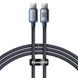Кабель Baseus Crystal Shine Series Fast Charging Data Cable Type-C to Type-C 100W 2m Black CAJY000701 фото 1