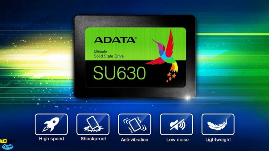 SSD ADATA Ultimate SU630 480GB 2.5" SATA III 3D QLC ASU630SS-480GQ-R фото