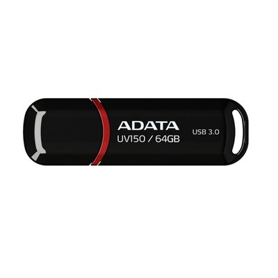 Флеш пам'ять A-DATA USB 3.2 AUV 150 64Gb Black (AUV150-64G-RBK) AUV150-64G-RBK фото