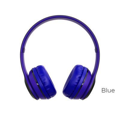 Навушники BOROFONE BO4 Charming rhyme wireless headphones Blue BO4U фото