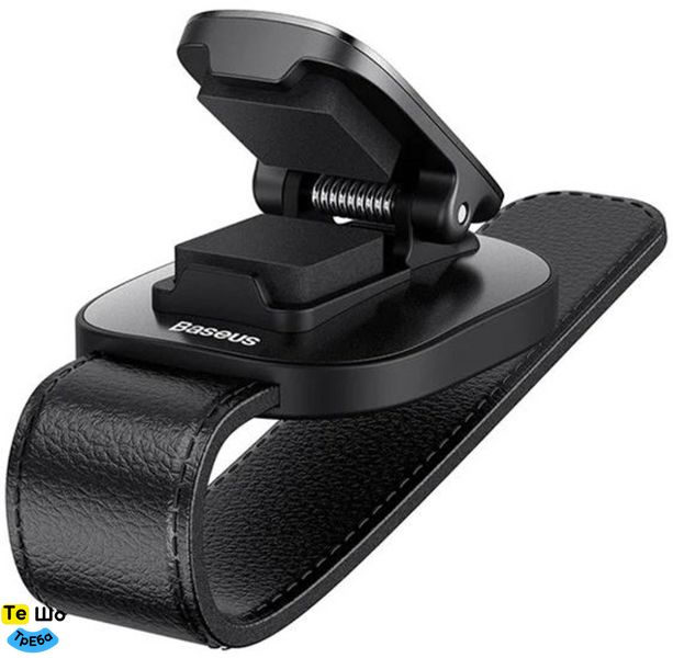 Автомобильный держатель для очков Baseus Platinum Vehicle eyewear clip（clamping type）Black ACYJN-B01 фото