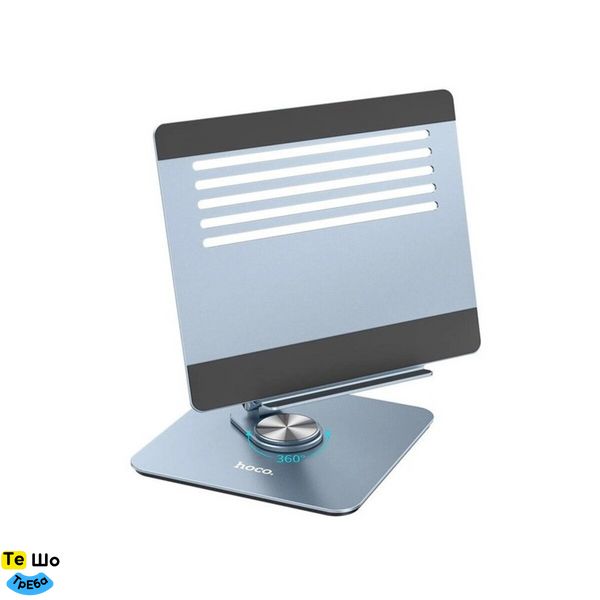 Подставка для ноутбука HOCO PH52 Might metal rotating tablet desktop holder Metal Gray 6931474788979 фото
