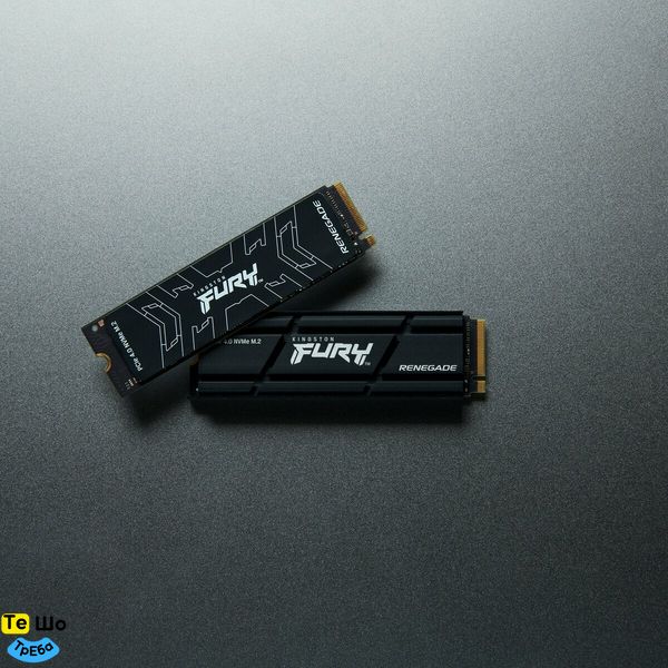 SSD диск Kingston FURY Renegade with Heatsink 4TB NVMe M.2 2280 PCIe 4.0 x4 3D NAND TLC (SFYRDK/4000G) SFYRDK/4000G фото