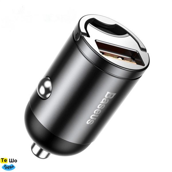 Автомобильное зарядное устройство Baseus Tiny Star Mini Quick Charge Car Charger USB Port 30W Gray VCHX-A0G фото