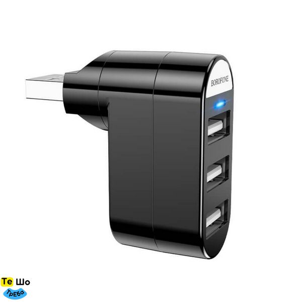 Адаптер Borofone DH3 three-port USB splitter DH3 фото