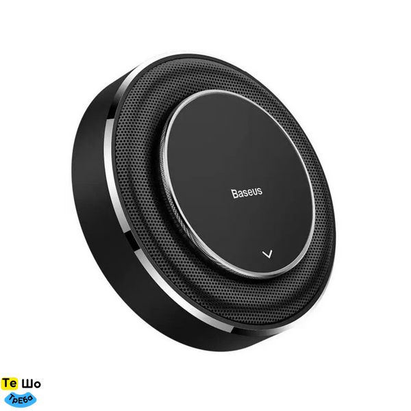 Автомобільний освіжувач повітря Baseus Metal fabric aroma holder Black SUXUN-JS01 фото