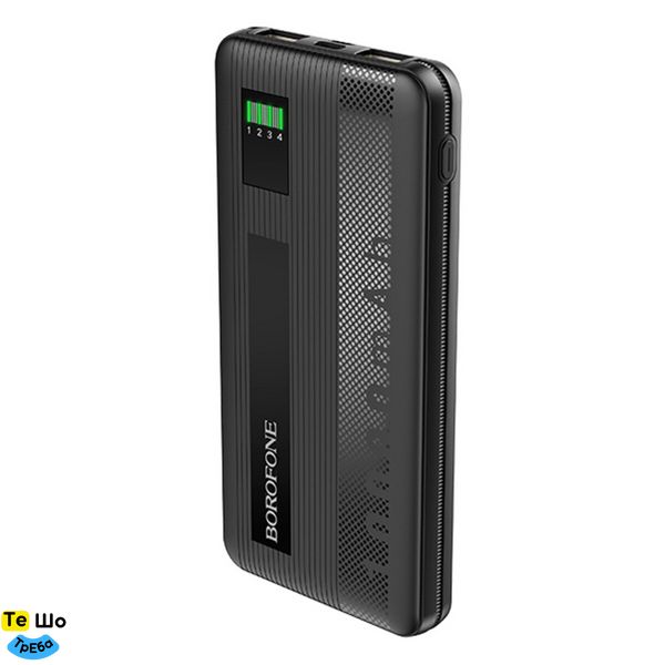 Зовнішній акумулятор BOROFONE BT32 Precious, mobile power bank, 10000mAh 2A Black BT32B фото