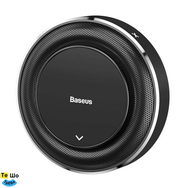 Автомобільний освіжувач повітря Baseus Metal fabric aroma holder Black SUXUN-JS01 фото