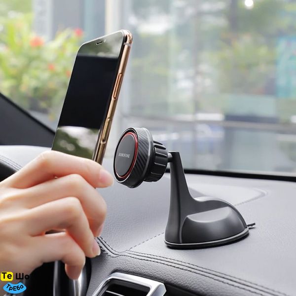 Держатель для мобильного BOROFONE BH14 Journey series in-car phone holder with suction cup for center BH14 фото