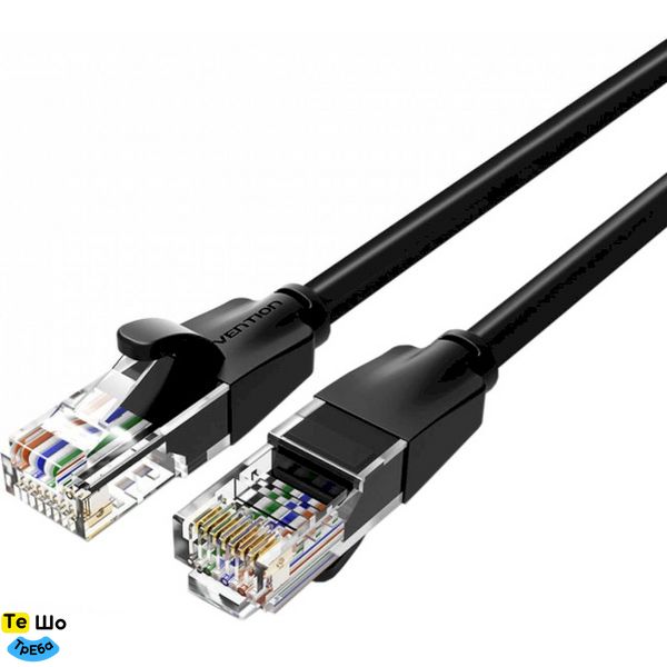 Кабель Vention Cat.6 UTP Patch Cable 1.5M Black (IBEBG) IBEBG фото