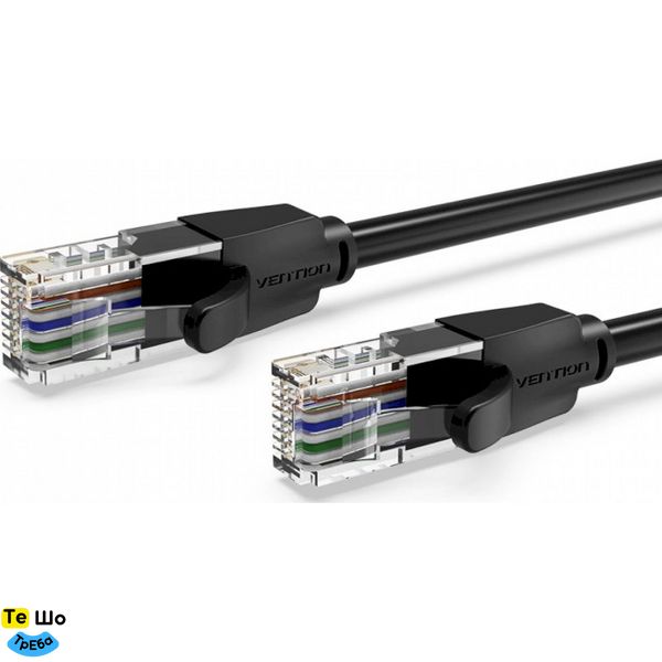 Кабель Vention Cat.6 UTP Patch Cable 1.5M Black (IBEBG) IBEBG фото