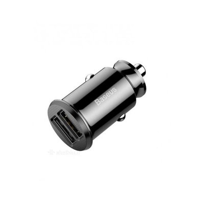 Автомобільний зарядний пристрій Baseus Grain Pro Car Charger (Dual USB 4.8A ) Black CCALLP-01 фото