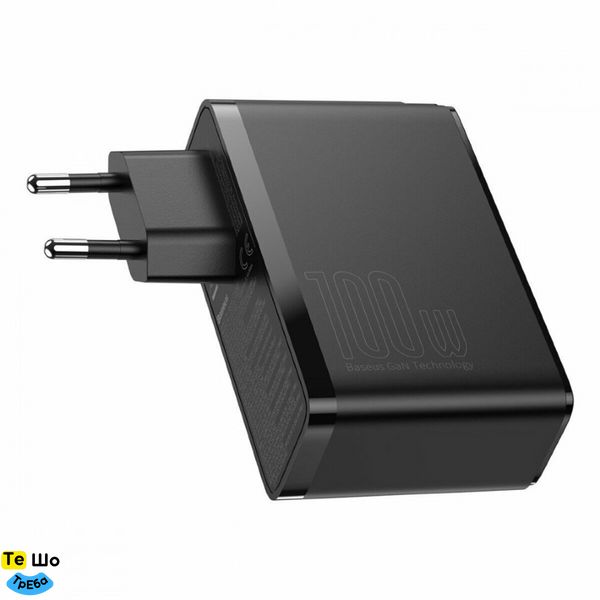 Зарядний пристрій Baseus GaN2 Pro Quick Charger 2C+2U 100W EU Black (CCGAN2P-L01) CCGAN2P-L01 фото