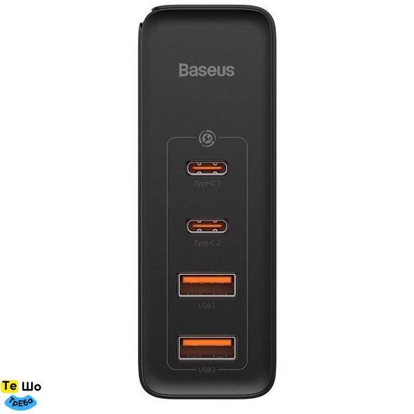 Зарядний пристрій Baseus GaN2 Pro Quick Charger 2C+2U 100W EU Black (CCGAN2P-L01) CCGAN2P-L01 фото