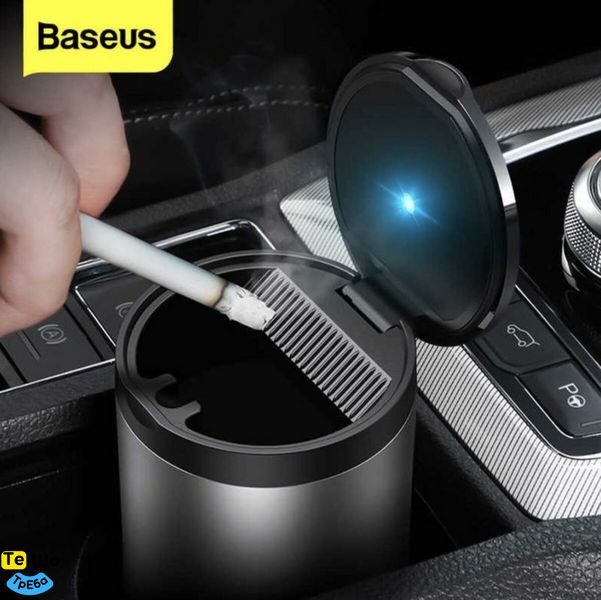 Пепельница Baseus Premium Car Ashtray Black CRYHG01-01 фото