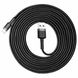 Кабель Baseus Cafule Cable USB For iP 2A 3m Gray+Black CALKLF-RG1 фото 1