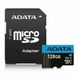 Карта памяти A-DATA Premier 128Gb А1(adapter SD)(AUSDX128GUICL10A1-RA1) AUSDX128GUICL10A1-RA1 фото 1