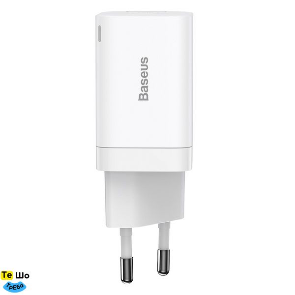 Зарядний пристрій Baseus Super Si Pro Quick Charger C+U 30W EU White (CCSUPP-E02) CCSUPP-E02 фото