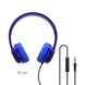 Наушники BOROFONE BO5 Star sound wired headphones Blue BO5U фото 2