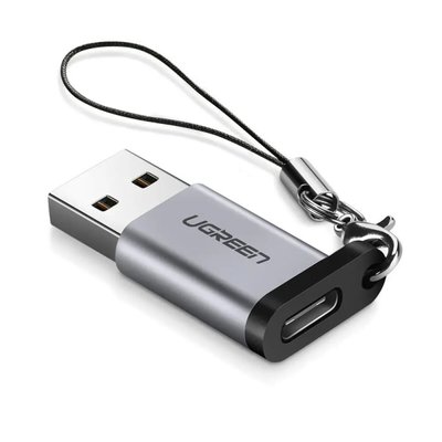 Адаптер UGREEN US276 USB-A 3.0 to USB-C Adapter (Gray) (UGR-50533) UGR-50533 фото