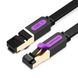 Кабель Vention Flat Cat.7 Patch Cable 5M Black (ICABJ) ICABJ фото 1