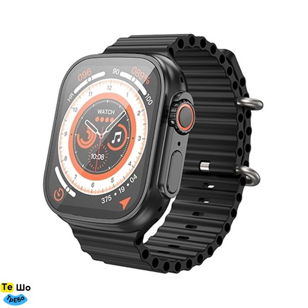 Смарт-часы HOCO Y12 Ultra smart sports watch(call version) Black 39305 фото
