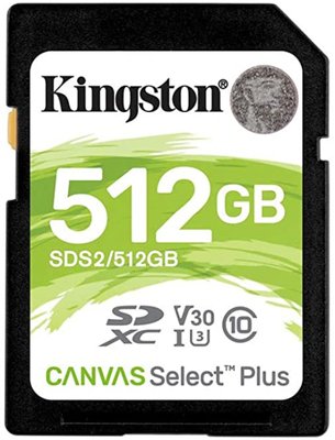 Карта пам'яті Kingston Canvas Select Plus 512Gb V10(SDS2/512GB) SDS2/512GB фото