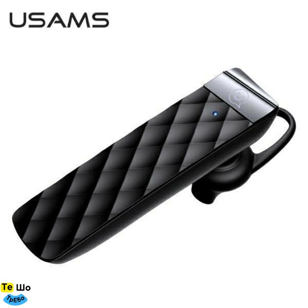 Bluetooth гарнітура Usams USAMS-BT BT1 Wireless Earphone Black BHUBT101 фото