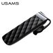 Bluetooth гарнітура Usams USAMS-BT BT1 Wireless Earphone Black BHUBT101 фото 1