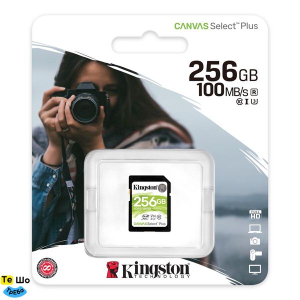 Карта пам'яті Kingston Canvas Select Plus 256Gb V10(SDS2/256GB) SDS2/256GB фото