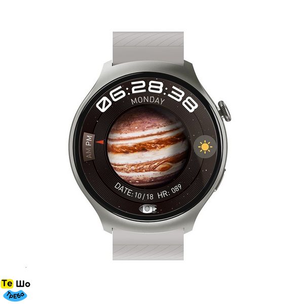 Смарт-часы Howear Watch 4 Pro Amoled+NFC+IP67 Silver 49296 фото