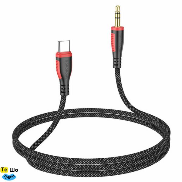 Аудiо-кабель BOROFONE BL14 Digital audio conversion cable for Type-C Black BL14UB фото