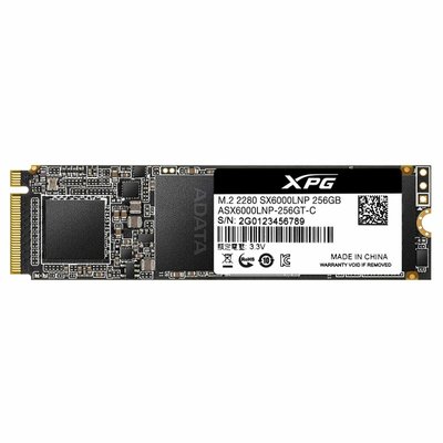 SSD M.2 ADATA XPG SX6000 Lite 256GB 2280 PCIe 3.0x4 NVMe 3D Nand Read/Write: 1800/1200 MB/sec ASX6000LNP-256GT-C фото