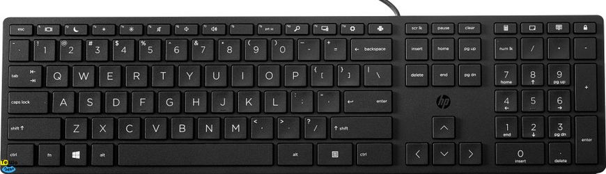 Клавіатура HP Wired 320K, укр 9SR37AA фото