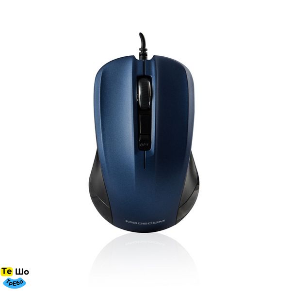 Мишка Modecom MC-M9.1, 4кн., 1600dpi, чорно-синя M-MC-00M9.1-140 фото