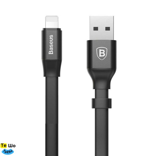 Кабель Baseus Nimble Portable Cable For Apple 23CM Black CALMBJ-B01 фото