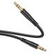 Аудио-кабель HOCO UPA24 Smooth AUX audio cable Black 6931474789136 фото 3